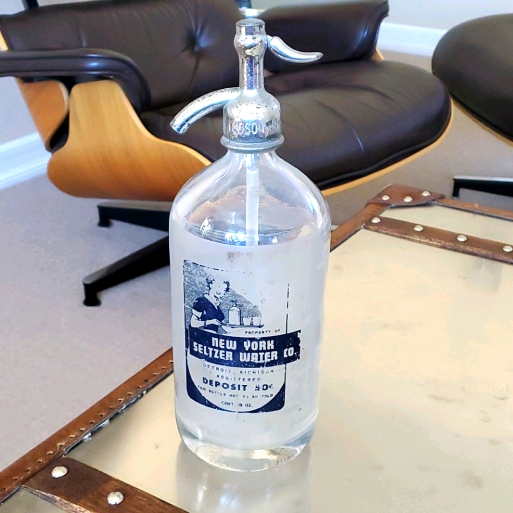 Vintage seltzer bottle